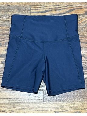 all in motion Navy High-Rise Bike Shorts
